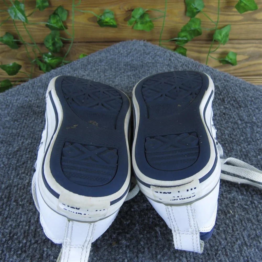 Converse Sneaker Low Top Girl Y 3 Medium‎ Athletic White Leather Lace Up